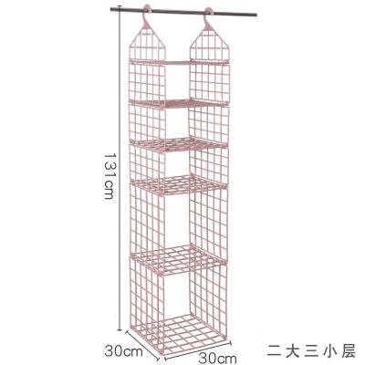 China Sustainable Hot-selling Multifunctional Folding Clothes Storage Racks Foldable Hanging Closet Clothing Storage Organizer for sale