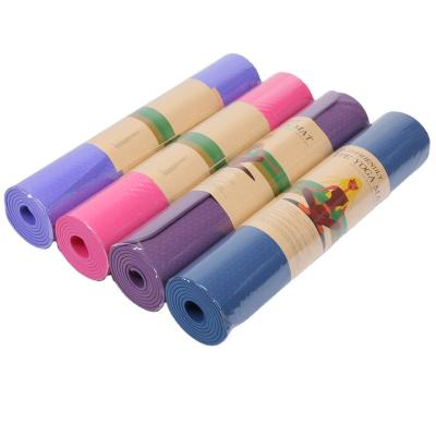 China Eco-Friendly High Density Slip/Non Slip Water Resistant/Lightweight-Portable Non Slip Yoga Mat Comfort Foam Yoga Mat For Yoga Pilates Fitness Exercise for sale