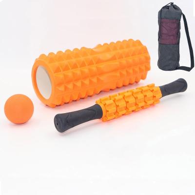 China Wholesale High Quality Fitness Equipment LUCKBARD Yoga Foam Roller Kit Custom Logo Home Gym Equipment Yoga Pillar Set for sale