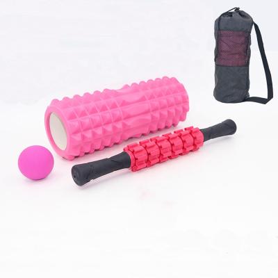 China Wholesale High Quality Fitness Equipment LUCKBARD Yoga Pillar Set Custom Logo Home Gym Equipment Yoga Foam Roller Kit for sale