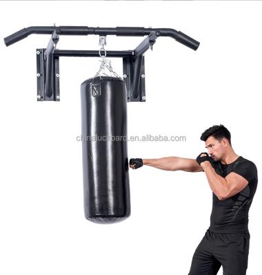 China Commercial Exercise Equipment Gym Household Horizontal Pull Ups Bar Perforated Wall Single Parallel Bar For Muscle Training for sale