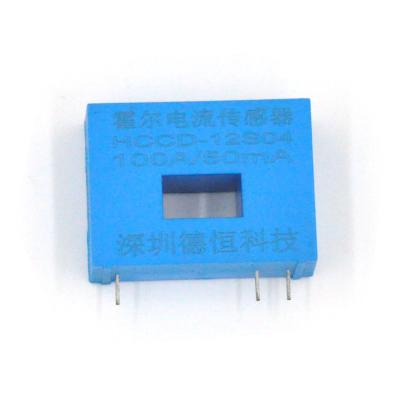 China Magnetic Current Sensor 0.5 Class 75A / 50mA AC DC Transducer , PCB Hall Current Sensor for sale