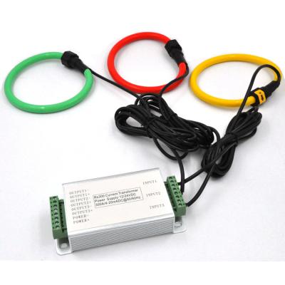 China 3 phase 1A/5A current flexible rogowski coil current sensor for sale