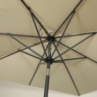 China Sun Wind Rain Resistant Outdoor Canopy Shade Garden Pool Umbrellas Parasol Patio Umbrellas for sale