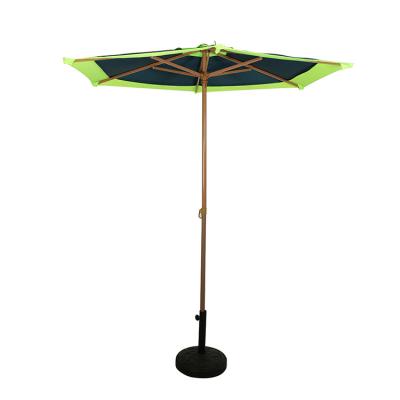 China Green Waterproof Outdoor Sun Wind Rain Rain Proof Steel Frame Umbrellas For Restaurant for sale