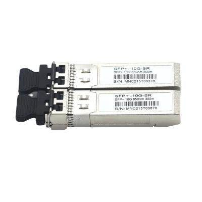 China Data Center SFP 10G SR 850nm Transceiver Fiber Optic Module SFP-10G-SR 300M 10G SFP+ Dul Fiber Transceiver for sale