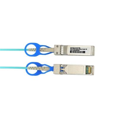 China Active FTTx 25G SFP28 10GBASE SFP+ To SFP+ AOC OM4 AOC Fiber Optic Cable 10 Meters AOC 25G SFP28-25G-10M For Data Center for sale