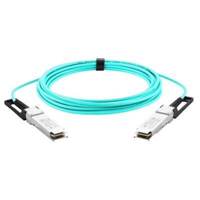 China FTTX 100G QSFP28 to QSFP 28 AOC Active Fiber Optic Cable Transceiver 100Gbase 100G AOC 1m 2m 3m 5m 7m 10m 20m 100m SFP for sale