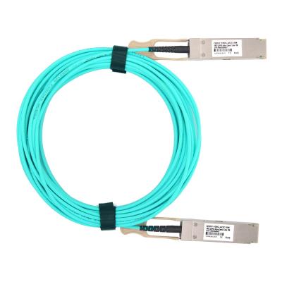 China IDC 100G QSFP28 Active Fiber Optic Cable QSFP28 To QSFP28 IDC High Speed ​​100G SFP Optical Extension Cable 100 Meters for sale