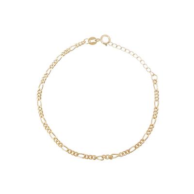 China High Quality Bracelet CLASSIQUE Franco Chain Fine Jewelry Wholesaler Min Order 1 Solid Gold Chain Bracelet 18k AU750 for sale