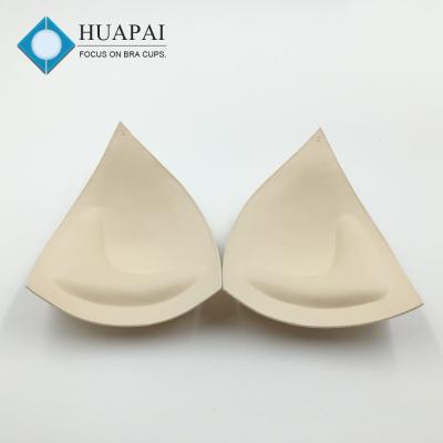 China 13011 Bikinis Eco - Friendly Foam Cup , Triangle Lift Up Breast Pad For Swimwear for sale