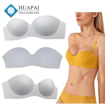 China Huapai E8 China Export Eco-friendly Yellow One Piece Anti Pad Soft Cloth Bra Cup For Clothes for sale