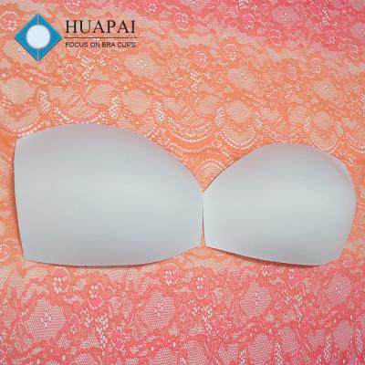 China Huapai Eco-friendly Wholesale Skin Color Cotton Fabric Foam Bra Cup Breast Pad For Beach Wear for sale