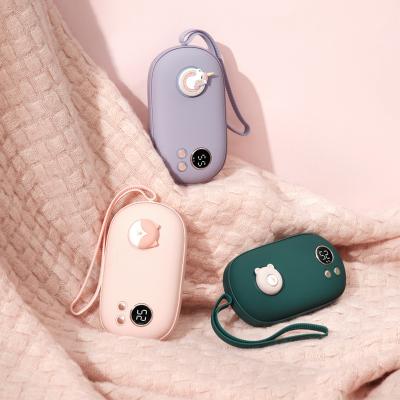 China Wholesale Fast Charger High Quality Rechargeable Reusable Electric Hand Warmer Support 5000mah USB HandWarmer Charging Power Bank for sale