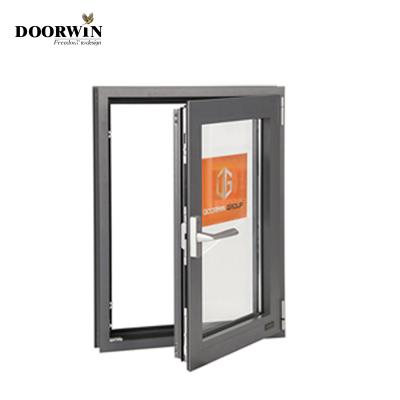 China 2021 Newly Designed Folding Screen 2021 Aluminum Frame Two Way Opening Tilt Flip Tilt Aluminum Casement Window for sale