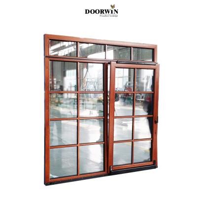 China Hit New York Teak Sliding Doors Aluminum Wood Frame Exterior Door Elevator Decoration for sale