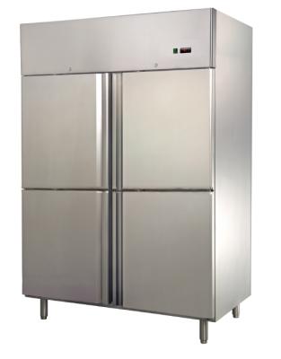 China 2022 Single-temperature New Design Style High Capacity European Four Door Solid Refrigerator For Supermarket GNC1400L4 for sale