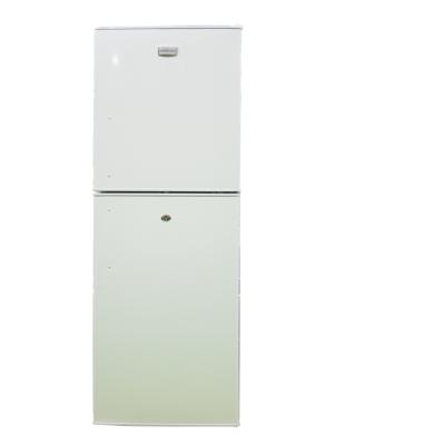 China COMPRESSOR most popular double door fridge colorful handle 186 liter fridge freezer double door fridge BCD-186 big for home a for sale