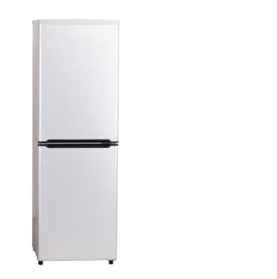 China COMPRESSOR most popular combi refrigerator 189 liter large fridge freezer colorful double door handle BCD-189 for home and hotel for sale