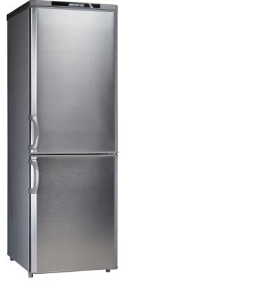 China COMPRESSOR most popular combi refrigerator 208 liter large fridge freezer colorful double door handle BCD-208 for home and hotel for sale