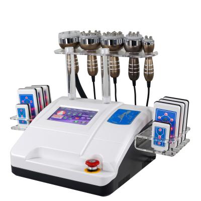 China Multifunction Hot Selling Weight Loss 6 in 1 40k Laser Cavitation RF Vacuum Shape Cavitation Machine for Slimming for sale