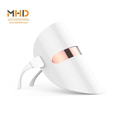 China Factory Price Dye Removal 3 in 1 LED Light Therapy with Red Blue Orange Light Mask for sale