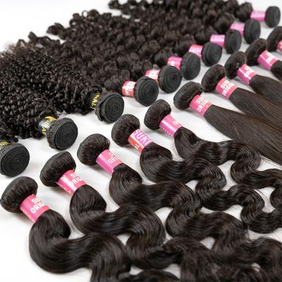 China Free Sample Silky Straight Hair Bundle Raw Wave Virgin Virgin Hair Cuticle Aligned Hair, Hair Weave Bundle, 12a Wholesale Mink Virgin Brazilian Hair Vendor for sale