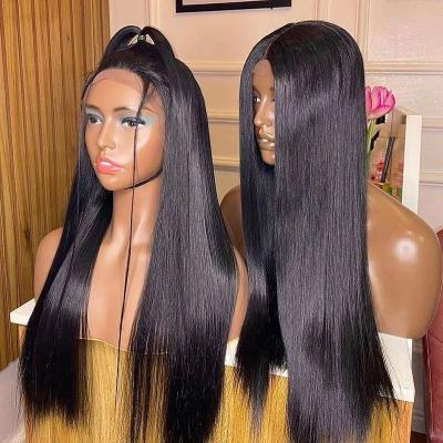 China Silky Straight Wave 180% Density HD Lace Hair Wigs 200% Full Lace Wigs For Color Women, Transparent Lace Front Wig Wholesale Virgin Brazilian Hair for sale