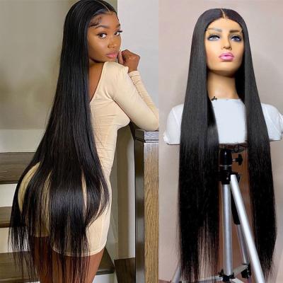 China Full Lace Human Hair Wig 100% Wave 13x6 Hd Lace Front Wigs For Black Women 360 Lace Frontal Wig Virgin Swiss Silky Straight Straight 13X4 Sellers for sale