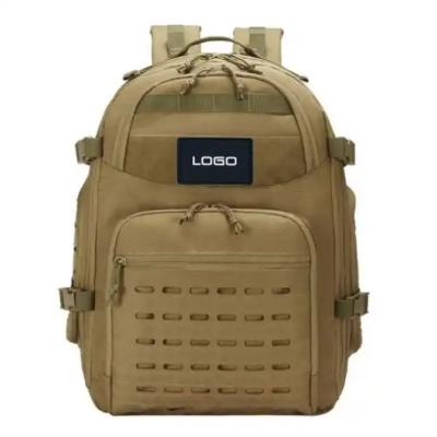 China Custom Logo Molle Style Men's Business Tactical Backpack Outdoor Rise Back Bag Waterproof Polyester for Assault Trekking Training for sale