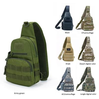 China Outdoor Sports Travel Increasing Outdoor Camping Portable Molle Cross - Body Sports Men's Tactical Chest Rig Bag for sale