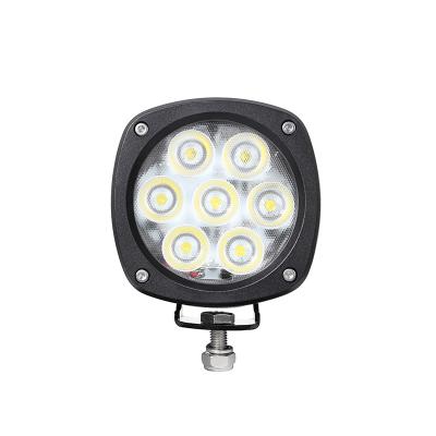 China 35W 4.3inch Waterproof Oval Led Work Light Truck Project Machinery Led Tractor Working Light for sale