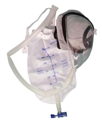 China Hospital Medical Incontinence Pants For Men With Collection Urine Bag Leak Proof Portable Leg Pee Catheter Holder For Elder for sale