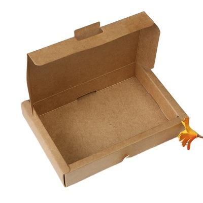 China Single Factory Recyclable Custom Printing Disposable Packaging Paper Kraft Portable Gift Box for sale