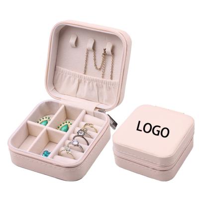 China Jewelry Storage In Stock Mini Travel Jewelery Jewelry Box Packaging Boxes For Jewelry With Logo for sale