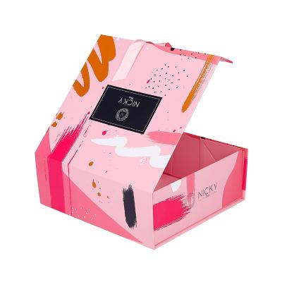 China Wholesale Recyclable Custom Design Magnetic Cartoon Box Folding Flat Pack Packaging Gift Boxes for sale