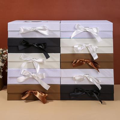 China Recyclable Eco Friendly Paper Decoration Brown Kraft Gift Box Present Cardboard 6 Packs for sale