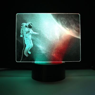 China New 3d Effect Industrial Night Lamp Remote Available Dinosaur 3d Night Lamp Led 3d Night Light Lamp for sale