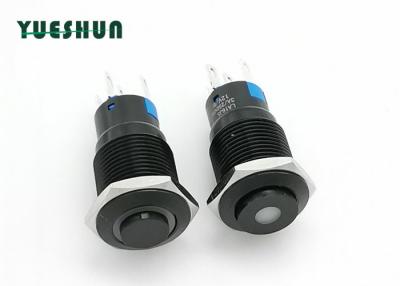 China Illumunated Aluminum Push Button Switch , Latching Push Button Power Switch for sale