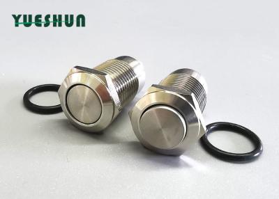 Chine Commutateur de bouton poussoir de 1NO 1NC 19mm, commutateur momentané de bâti extérieur à vendre