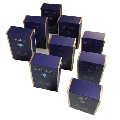 China Unique Design Eco-friendly Gift Box Perfume Perfume Box Luxury Packaging With EVA And Foil Hot Stamp Arabic Style for sale