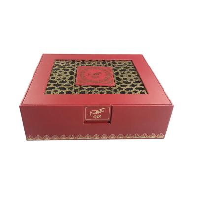 China New Design Recyclable Saudi Arabic Painting Nuts Chocolate Gift Box Dates Dates Ramadan Gift Box Paper Chocolate Ramadan Cake Box Sweet Candy for sale