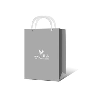 China Beautiful Eco-friendly Exquisite Customized Logo Printing Tote Bag Corrugated Cardboard Shopping Paper Bags With Handles for sale