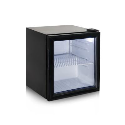 China SC-52 Single-temperature cold drink bottle can showcase, beer bar fridge, portable fridge for sale