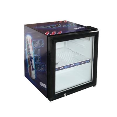 China SC-52 50L Single-temperature Energy Drinks Display Cooler Sticker Free Logo for sale