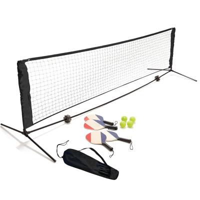 China OUTDOOR Professional Outdoor Pickle Ball Set With Net For Outdoor Big Fun Pickleball Paddle Pickleball Balls for sale