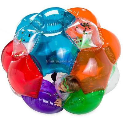 China PVC Bumper Balls, 2 Packs Inflatable Body Bubble Soccer Ball, Durable 36inch PVC Vinyl Bopper Toys for Kids and Adults Medicine for sale