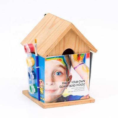 China Educational Toys Best Selling Products 2020 USA Amazon to Paint Your Own Aviary Custom Wooden Drawing Tool Kit DIY Educational Toys for sale