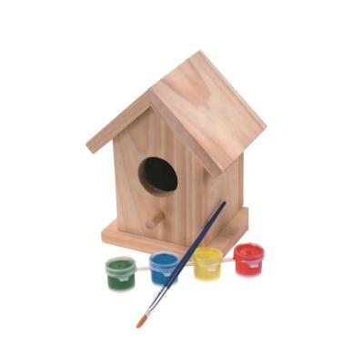 China DIY toy BUILD AND PAINT A WOODEN AVIARY FOR CHILDREN toys DIY KIT educational toys to paint your own game for sale