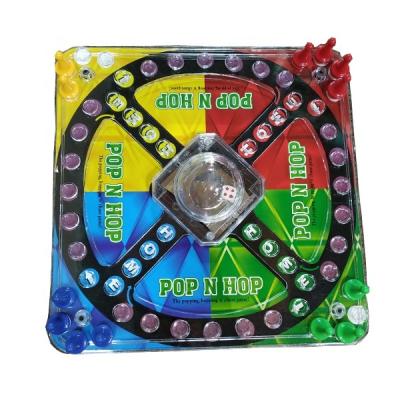 China Plastic Plastic Ludo Chess Game Battle Game Educational POP N HOPS Toys for sale